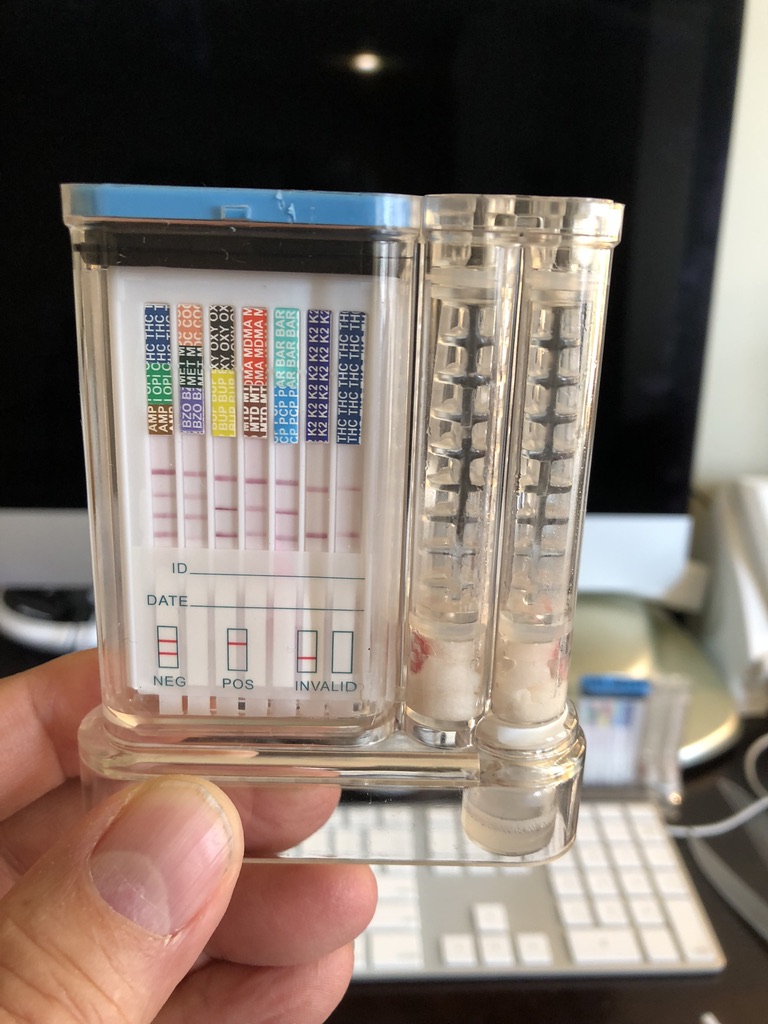 Andrew Hillman. Past investment. Handheld Eazy Saliva saliva drug screen, another product example of that past investment.