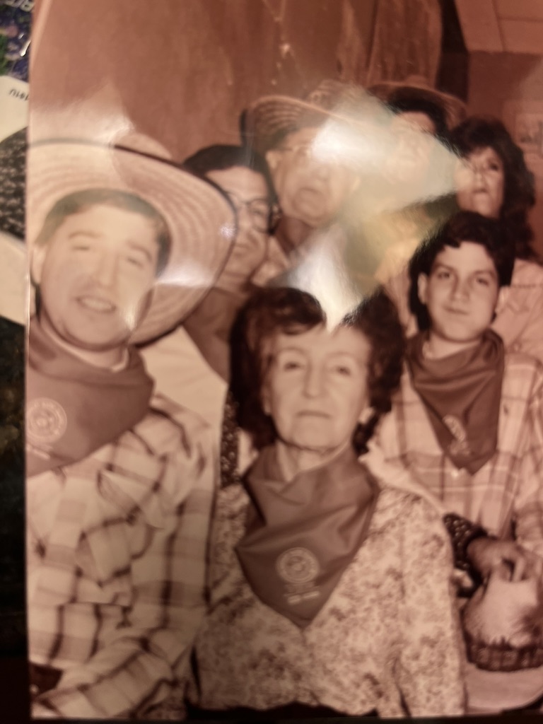 Andrew Hillman. Andrew and his family when they sponsored the Mesquite Championship Rodeo.